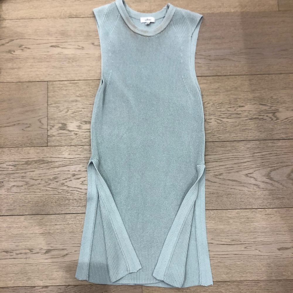 Wilfred sleeveless sweater in pastel green XS